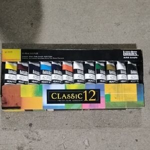 Classic 12 Acrylic Paint Set - Multicolor